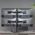SBOX Deskotop mount pro 4 monitory LCD-F048-2