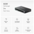 MERCUSYS MS105GP, 5-Port 1000 Mbps Desktop Switch