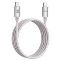 Kábel Forever Vibe USB-C - USB-C 1,0 m 60W strieborný