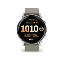 GARMIN VENU 4, Chytré hodinky, Silver + Gray 45