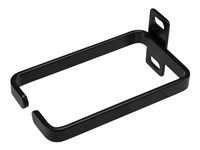 Network Rack-Mount Cord Organizer Ring (CMHOOK1U) - Kroužek pro uspořádání kabelů - černá - 1U - pro P/N: RACK-18U-20-WALL-OA, RACK-21U-20-WALL-OA, RACK-24U-20-WALL-OA, RK3236BKF, RKQMCAB12V2