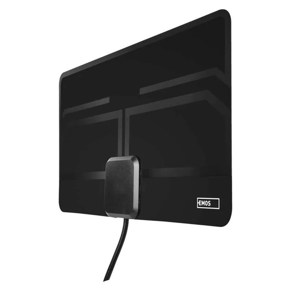 Pokojová anténa EMOS CITY LEAF-C600, DVB-T2, DAB, filtr LTE/4G/5G