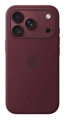 iPhone 18 Pre silikónové puzdro s MS - burgundská