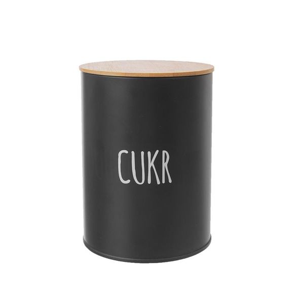 Dóza ORION Black Cukr 11cm