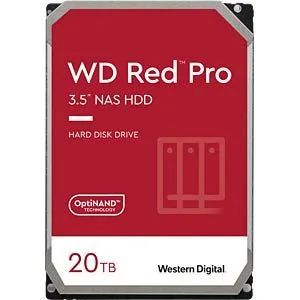 QNAP WD, HDD, Red Pro, SATA III, 3.5-inch, 20TB, WD202KFGX