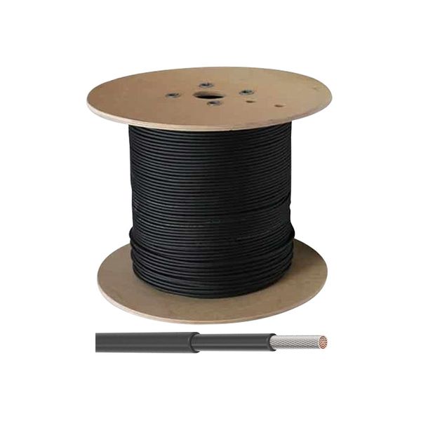 Solární kabel 6 mm2, černý, 500 m