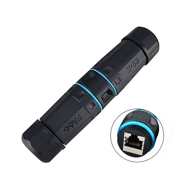 W-Star SPRJ45C6P68 - Průchodka RJ45 CAT6 STP stíněná IP68, spojka