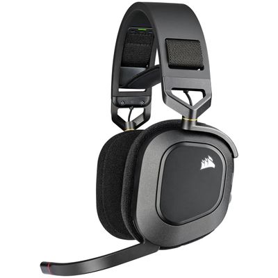 Corsair HS80 RGB Wireless/USB/USB/Bezdrôt/Čierna