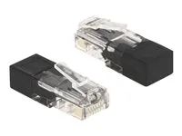 RJ45 plug with terminating resistor