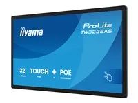 iiyama ProLite TW3226AS-B3P - Android PC - dotykový panel PC 1 RK3576 / až 2.2 GHz - RAM 4 GB - SSD - eMMC 32 GB - Mali-G52 MC3 - Gigabit Ethernet, Bluetooth 5.3, IEEE 802.11ax (Wi-Fi 6) - Android 14 - monitor: LED 31.5" 1920 x 1080 (Full HD) dotykový displej - cerný rám s matným povrchem