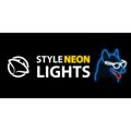 MANTA Pes v brýlích, LED Neon plexi dekorace
