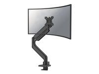 Montážní sada (montážní rameno na stůl) - plný pohyb - pro zakřivený LCD displej - ocel - černá - velikost obrazovky: 17"-49"