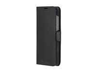 Pouzdro s klopou pro mobilní telefon - kůže full-grain - černá - pro Samsung Galaxy S24 FE