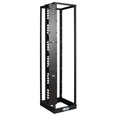 Kabelový manažer vertikální SmartRack 6 (15.24cm), kabelový kanál s výřezy pro kabely a krytem