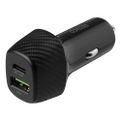 DELTACO USBC-CAR120, Autonabíječka 1x USB-C/USB-A