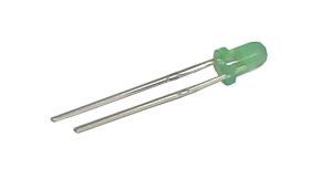 LED 3mm zelená difúzní