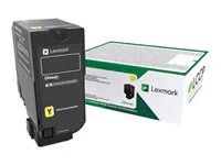 Vysoká výtěžnost - žlutá - originální - kazeta s barvivem LCCP, LRP - pro Lexmark CS725de, CS725dte