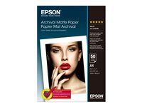 Matný - A4 (210 x 297 mm) - 189 g/m² - 50 listy papír - pro SureColor SC-P700, P900, T2100, T3100, T3405, T5100, T5400, T5405; WorkForce Pro WF-C5790