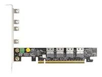 PCI Express x16 Card to 4 x internal SFF