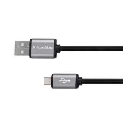 Cable KRUGER & MATZ KM1234 Basic USB/micro USB 0.2m Black