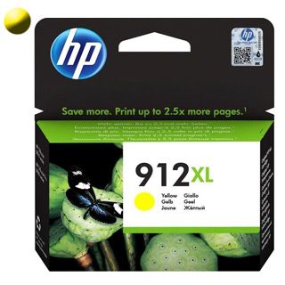 HP 912XL Cartridge 3YL83AE, Yellow (Žlutá)