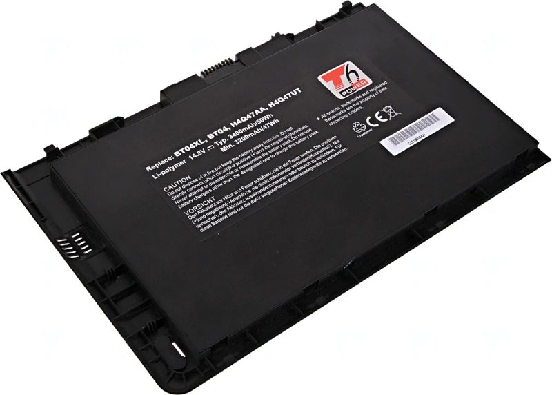 Baterie T6 Power pro HP EliteBook 9470m, EliteBook Folio 9470m, 3400mAh, 50Wh, 4cell, Li-pol