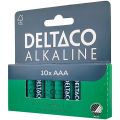 DELTACO ALKALINE, Batérie alkalické AAA, LR3 10ks