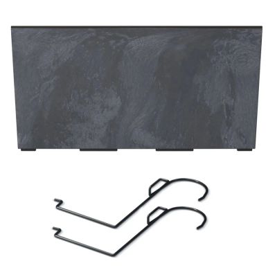 Květináč URBI CASE BETON EFFECT W antracit 39,5cm