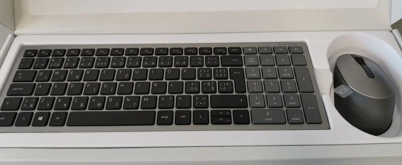 Dell Multi-Device Wireless Combo KM7120W CZ/SK - Titan Gray - SET bezdrátové klávesnice a myši