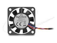 Axial Fan 12 V DC 40 x 40 x 10 mm black