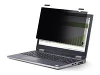Filtr pro zvýšení soukromí k notebooku - dvoucestné - lepicí, závěsné záložky, otočné závěsy - 13.3" - průhledná