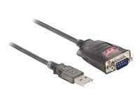 Sériový adaptér - USB 2.0 - RS-232 x 1 - průhledná, černá