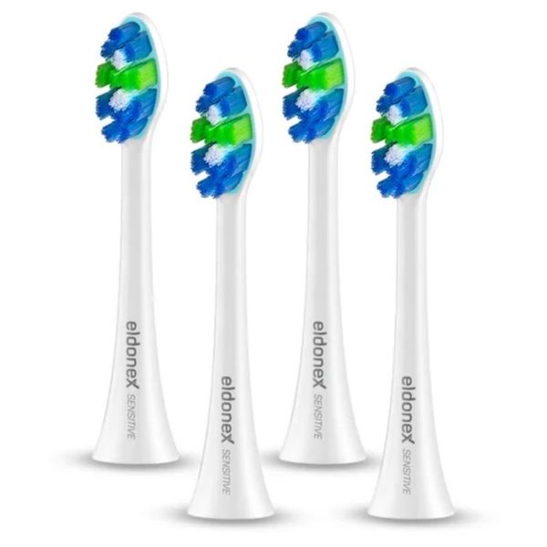 ELDONEX SonicPro SENSITIV, Náhradní hlavice, 4ks b