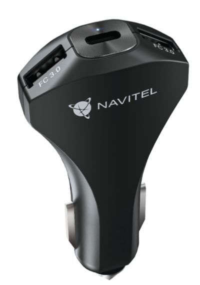 Nabíječka do auta NAVITEL USP45 Slim černá
