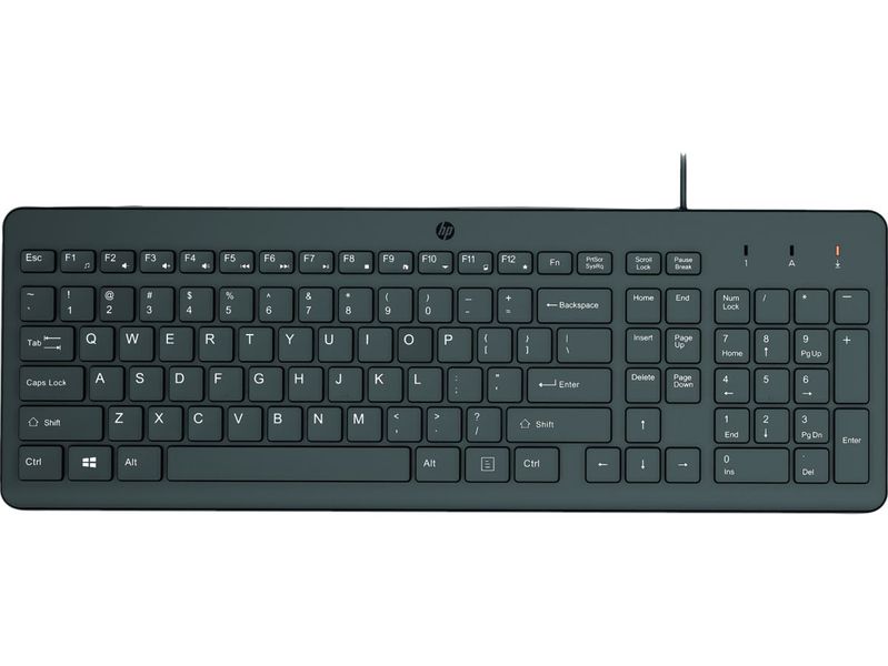 HP 150/Drátová USB/CZ-SK layout/Černá