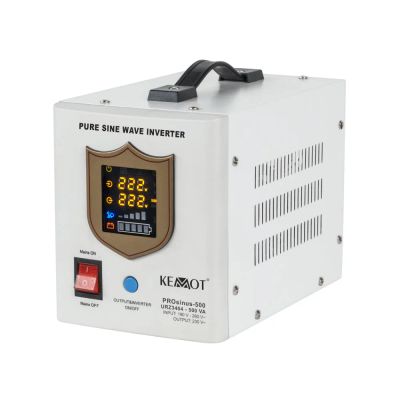 Zdroj záložní KEMOT PROsinus-500 12V 230V 500VA 300W White