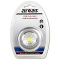 ARCAS LED COB, Svítící tlačítko, stříbrné