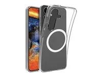 Zadní kryt pro mobilní telefon - kompatibilita s MagSafe - plast - průsvitná - pro Samsung Galaxy S25