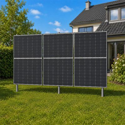 Plotová konstrukce TIPA pro 3 solární panely 1365Wp