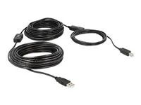 Kabel USB - USB typ B (M) do USB (M) - USB 2.0 - 20 m - aktivní