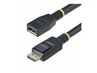 Prodlužovací kabel DisplayPort - DisplayPort (M) do DisplayPort (F) - DisplayPort 1.4 - 3 m - neobsahuje halogen, pasivní, podpora 8K, dvousměrný - černá