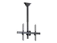 1.8' to 3' Short Pole - Full Motion - Supports Displays 32" to 75" - For VESA Mount Compatible TVs (FPCEILPTBSP) - Držák - pro plochý panel - vysoce odolná ocel - černá - velikost obrazovky: 37"-75" - stropní montáž - pro P/N: HDMIPLATE