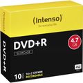 INTENSO DVD+R Slim Case 4,7GB 10 ks