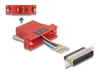 D-Sub 25 pin male to RJ12 female Assembl