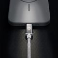 Kábel Forever Vibe USB-C - USB-C 1,0 m 60W strieborný