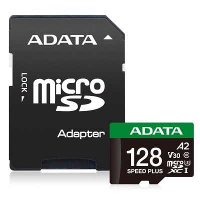 Adata Speed Plus/Micro SD/128GB/UHS-I U3 / Class 10/+ Adaptér
