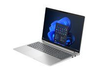 AI PC - design se závěsem 177 stupňů - AMD Ryzen 7 - 250 / až 5.1 GHz - Win 11 Pro - Radeon 780M - 32 GB RAM - 512 GB SSD NVMe - 16" IPS 1920 x 1200 - Gigabit Ethernet - Wi-Fi 7, Bluetooth - stříbrný hliník - kbd: česká/slovenská - s HP 3 roky podpory notebooku v místě