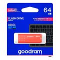 Flash disk GOODRAM USB 3.0 64GB bílo-oranžový