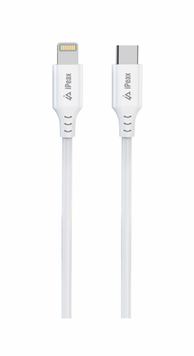 Kabel iPEAX 90010115 USB-C/Lightning 1,5 m bílý