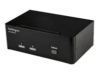 Dual-Monitor - 4K 60 - with Audio & USB Peripheral Support - DP 1.2 - USB Hub (SV231DPDDUA2) - Přepínač KVM / audio / USB - 2 x KVM / zvuk / USB - 1 místní uživatel - desktop - AC 120/230 V / DC 12 V - pro P/N: SVA12M2NEUA, SVA12M5NA